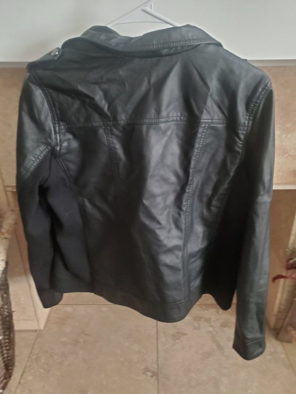 Maurices black faux leather moto jacket - Picture 2 of 5